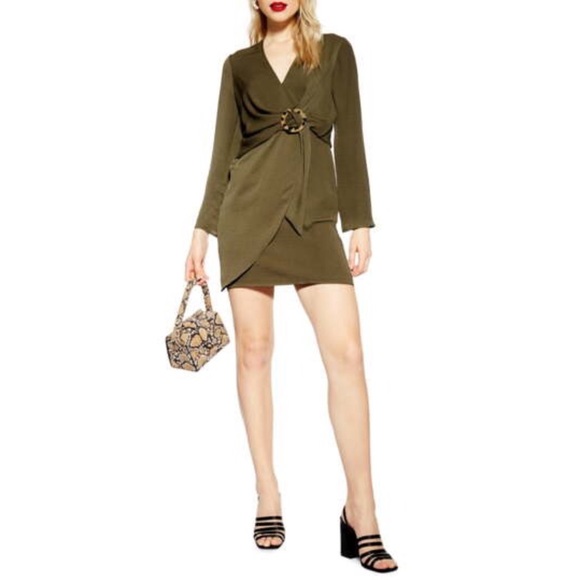 topshop tortoise ring minidress